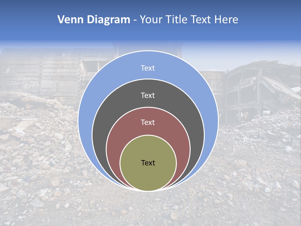 Abandoned Down Office PowerPoint Template