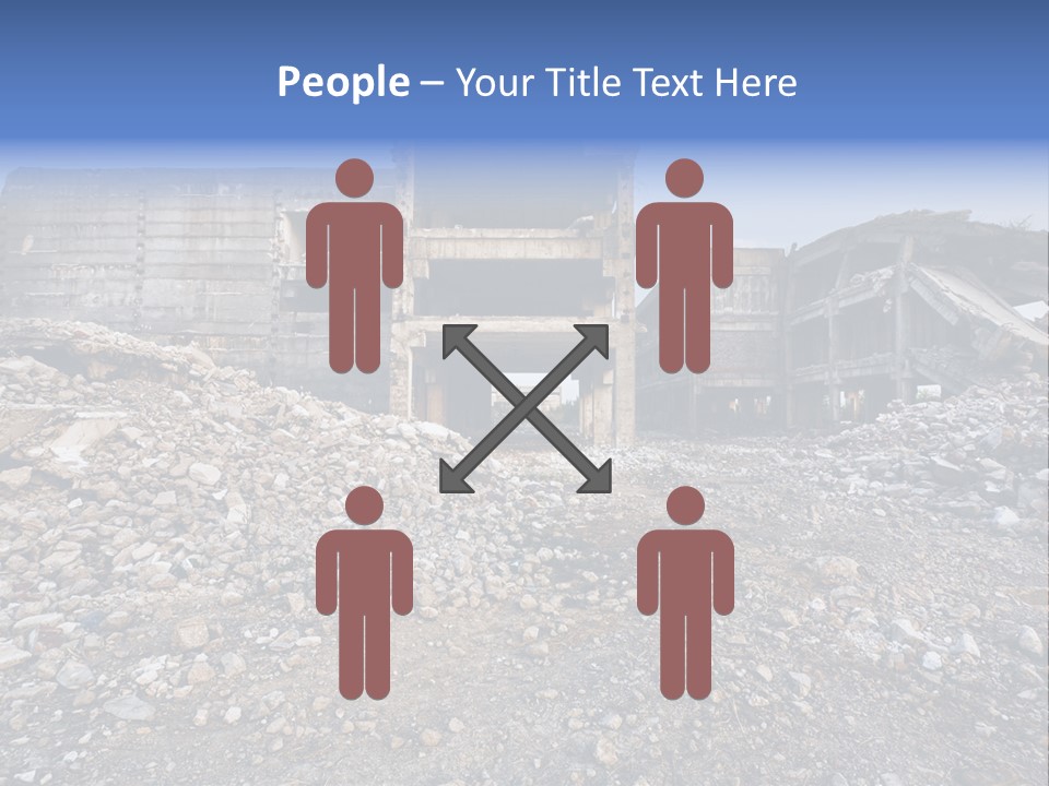 Abandoned Down Office PowerPoint Template