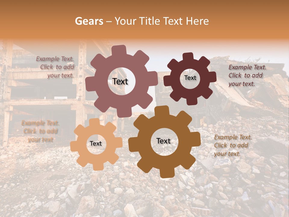 Ruined Buildings PowerPoint Template