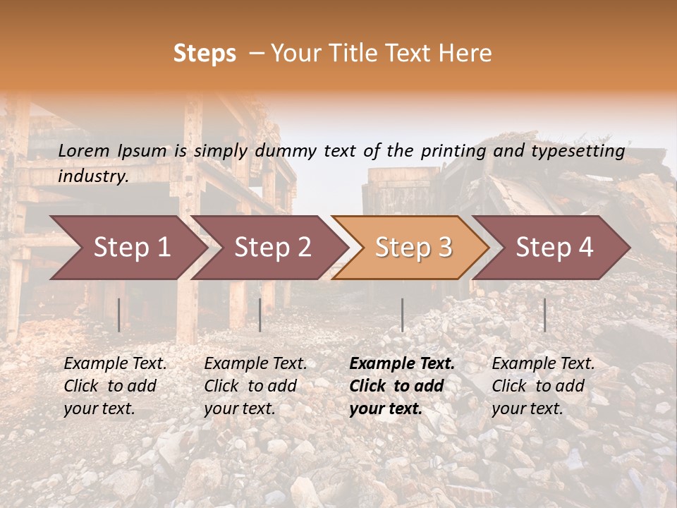Ruined Buildings PowerPoint Template