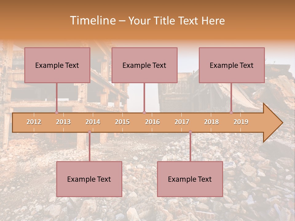 Ruined Buildings PowerPoint Template