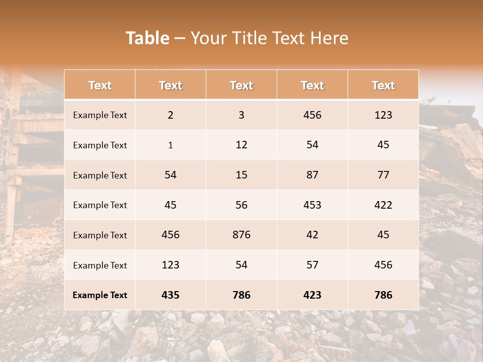Ruined Buildings PowerPoint Template