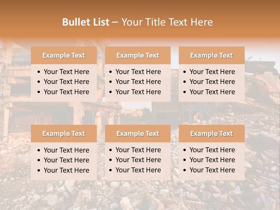 Ruined Buildings PowerPoint Template