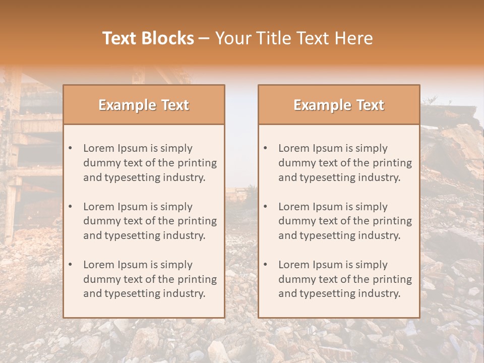 Ruined Buildings PowerPoint Template