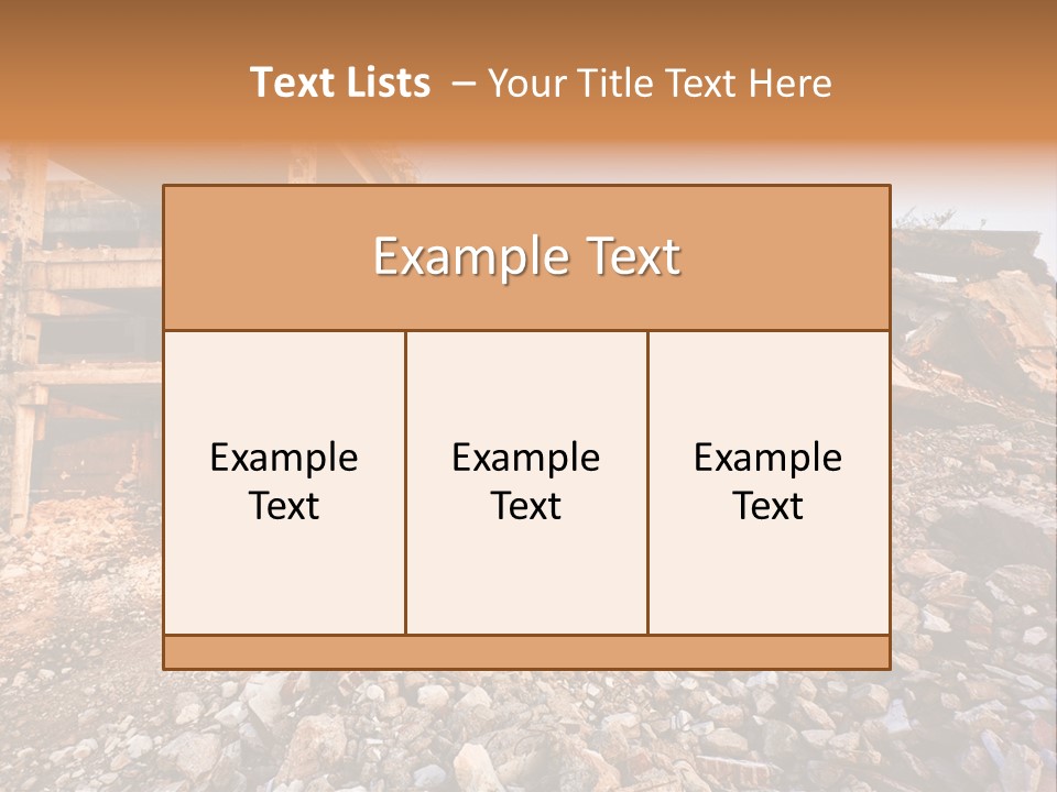 Ruined Buildings PowerPoint Template