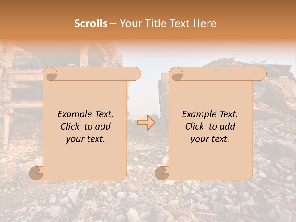 Ruined Buildings PowerPoint Template