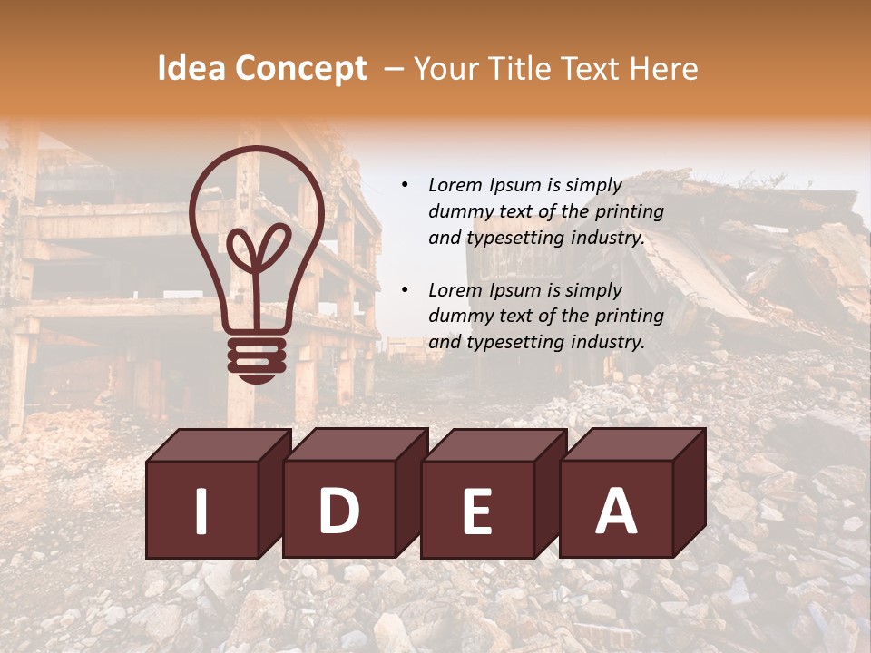Ruined Buildings PowerPoint Template