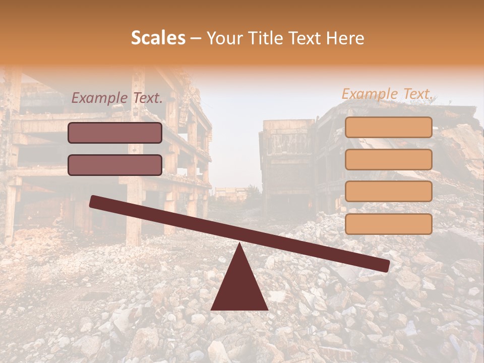 Ruined Buildings PowerPoint Template