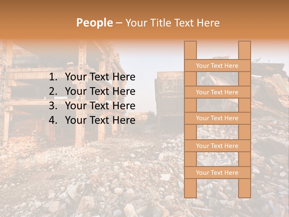 Ruined Buildings PowerPoint Template