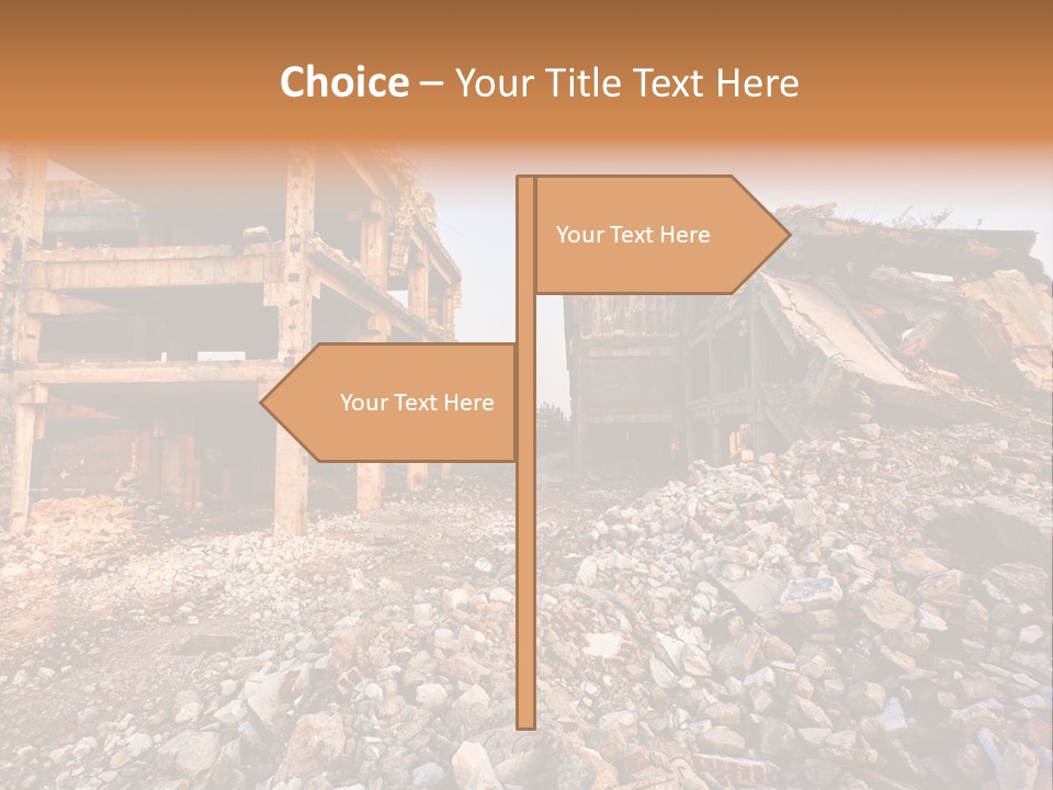 Ruined Buildings PowerPoint Template