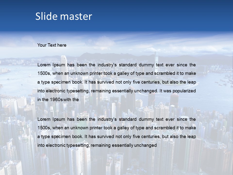 Hong Kong PowerPoint Template