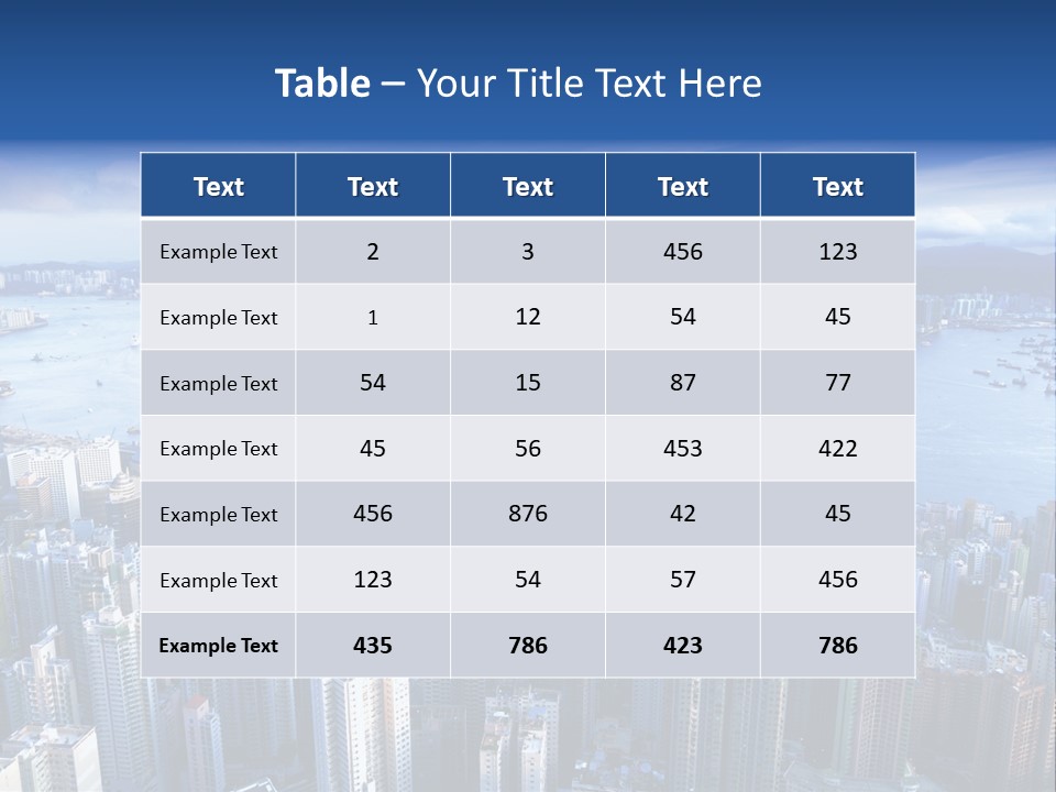 Hong Kong PowerPoint Template