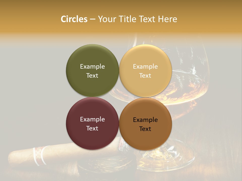 Real Isolated Corn PowerPoint Template