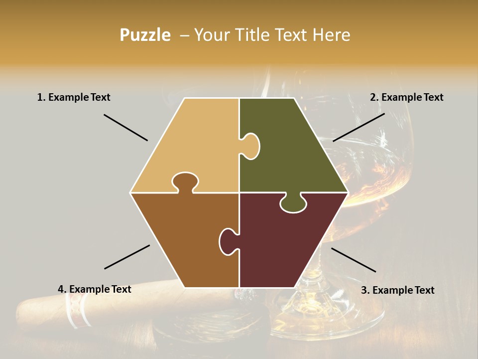 Real Isolated Corn PowerPoint Template