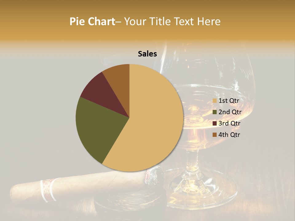 Real Isolated Corn PowerPoint Template