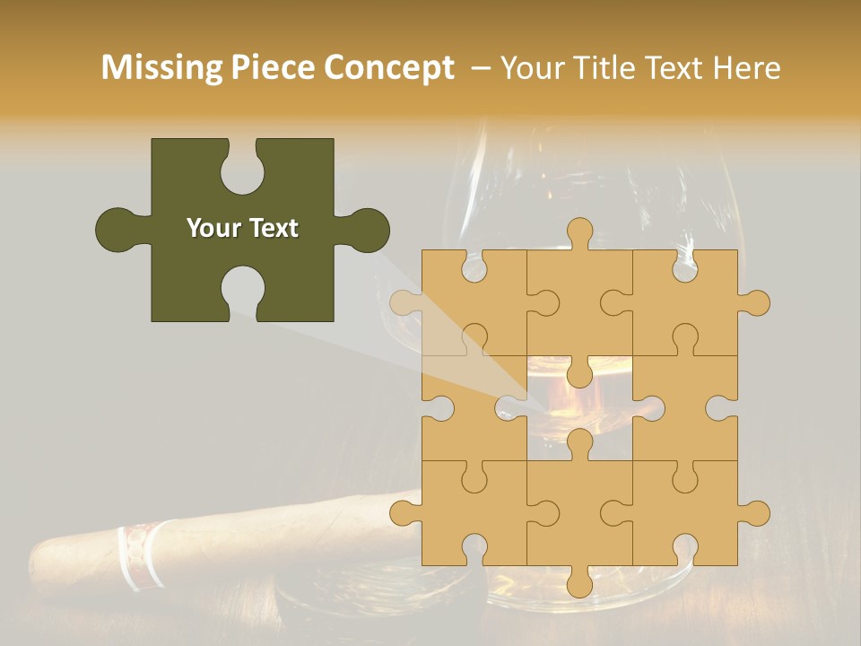 Real Isolated Corn PowerPoint Template