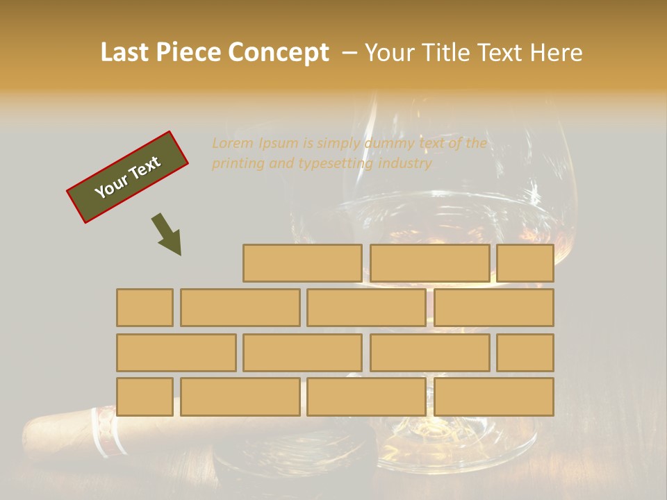 Real Isolated Corn PowerPoint Template