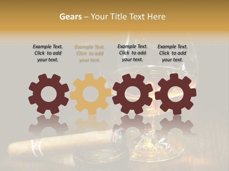 Real Isolated Corn PowerPoint Template