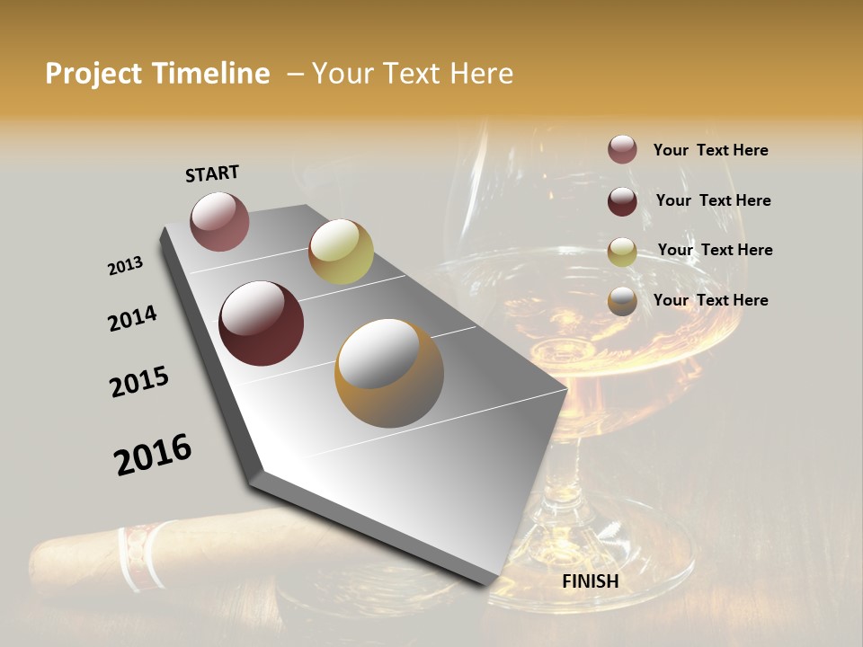 Real Isolated Corn PowerPoint Template