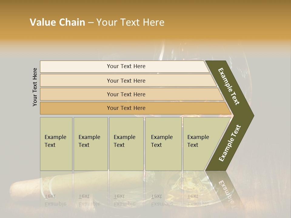 Real Isolated Corn PowerPoint Template