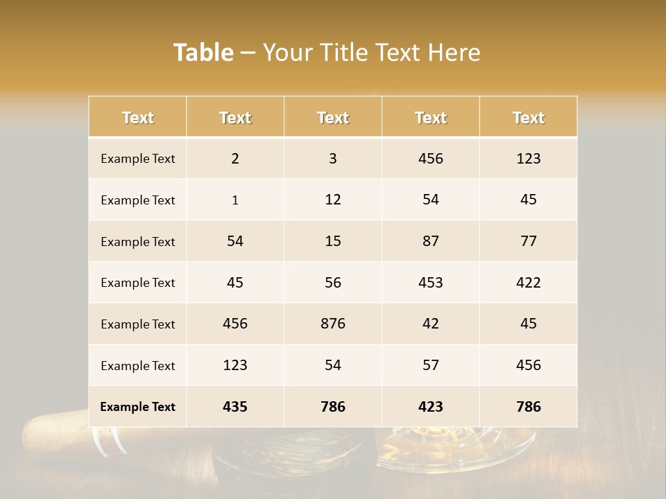 Real Isolated Corn PowerPoint Template