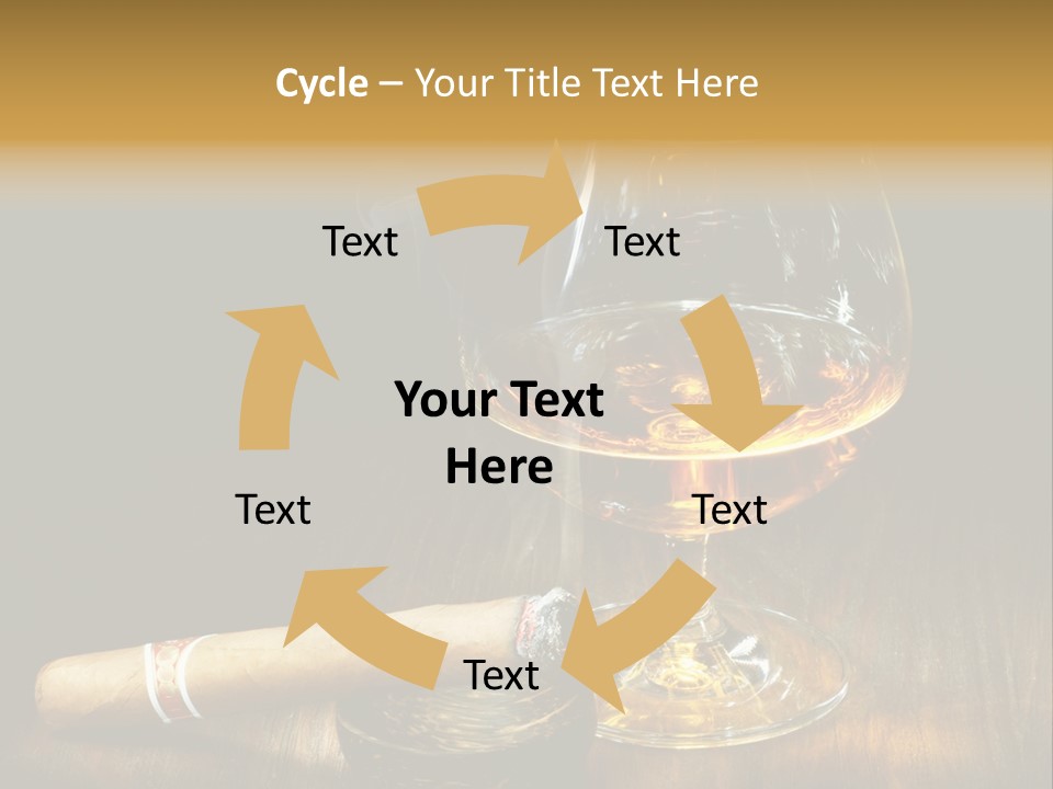 Real Isolated Corn PowerPoint Template