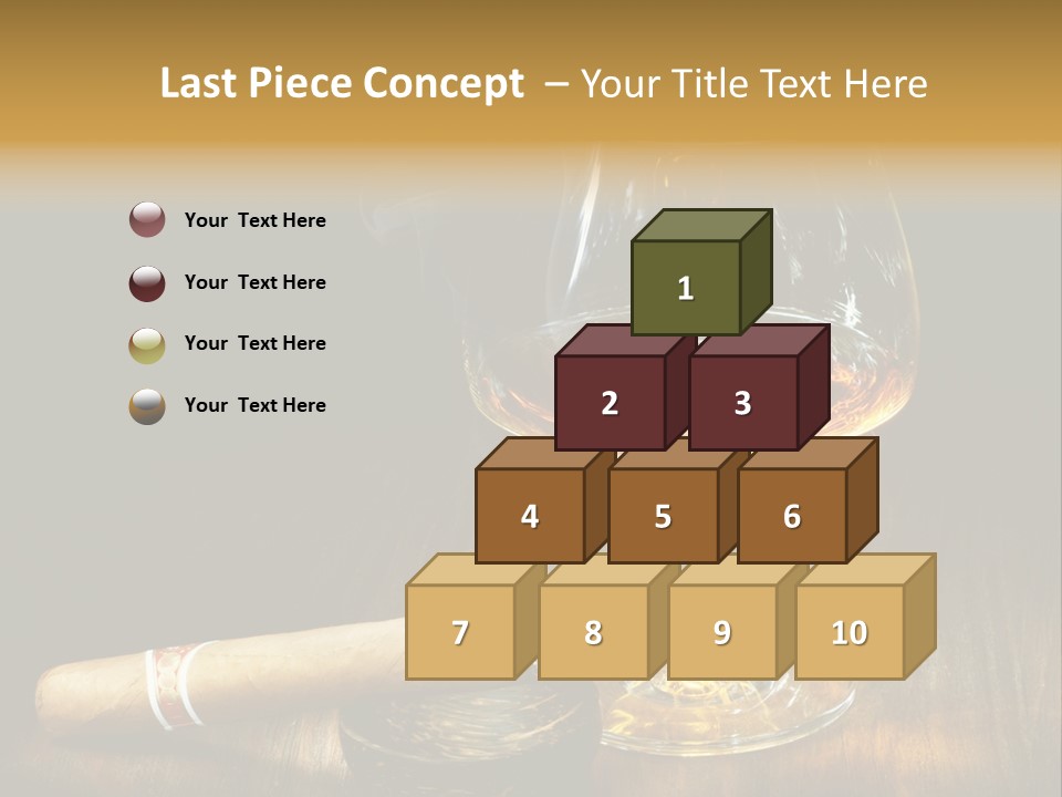 Real Isolated Corn PowerPoint Template