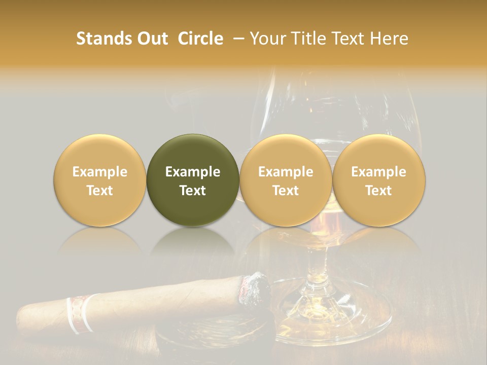 Real Isolated Corn PowerPoint Template