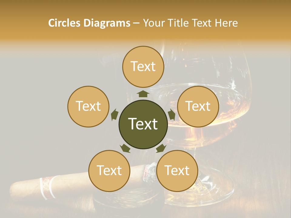 Real Isolated Corn PowerPoint Template