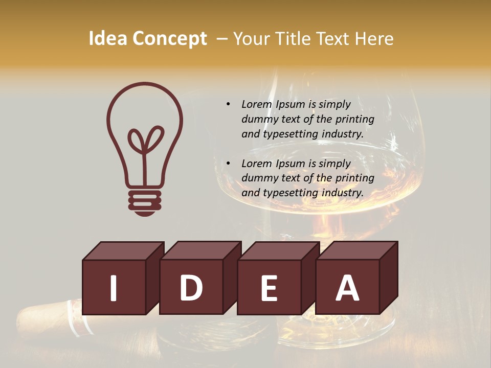 Real Isolated Corn PowerPoint Template