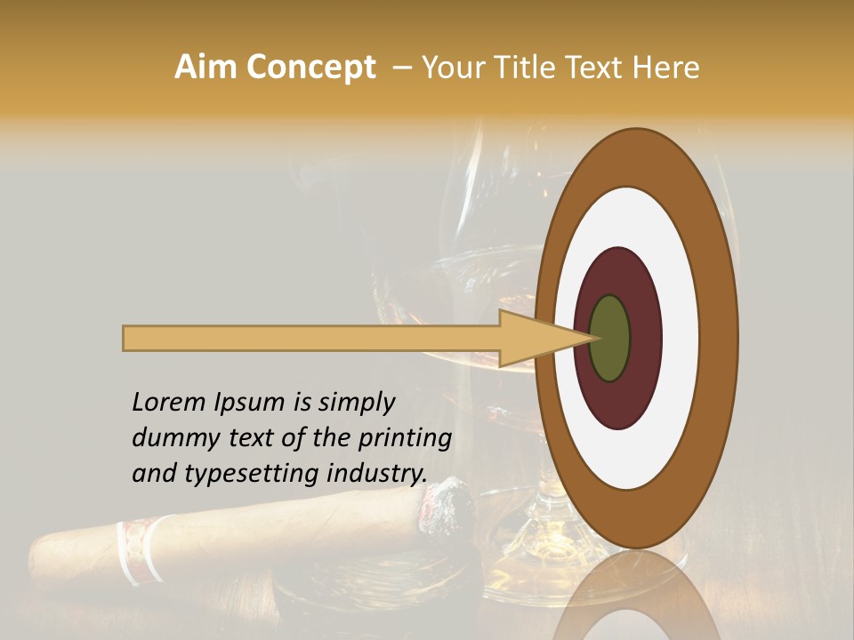 Real Isolated Corn PowerPoint Template