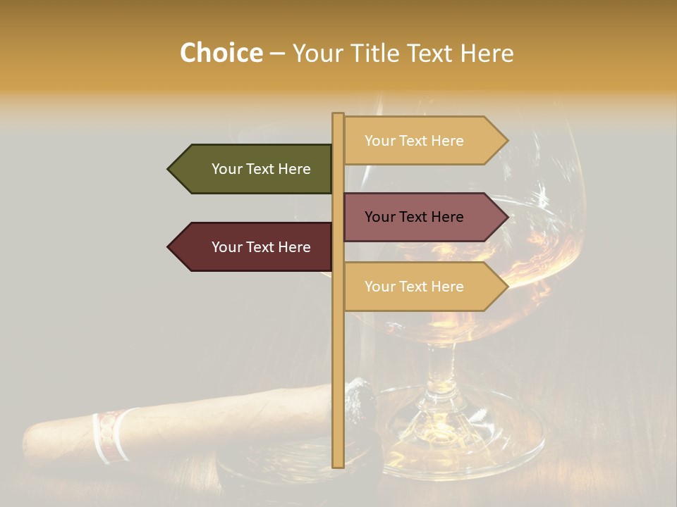 Real Isolated Corn PowerPoint Template