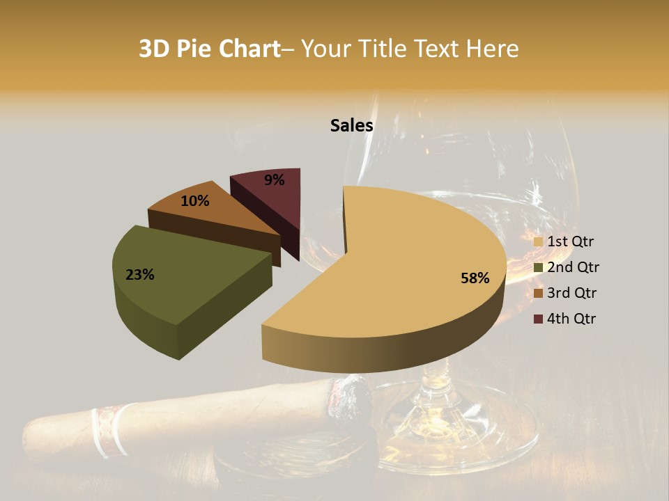 Real Isolated Corn PowerPoint Template
