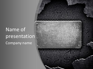 Metal Stock PowerPoint Template