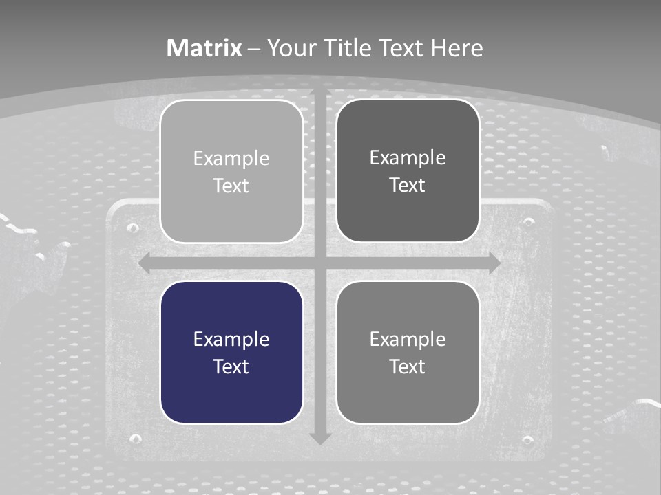 Metal Stock PowerPoint Template