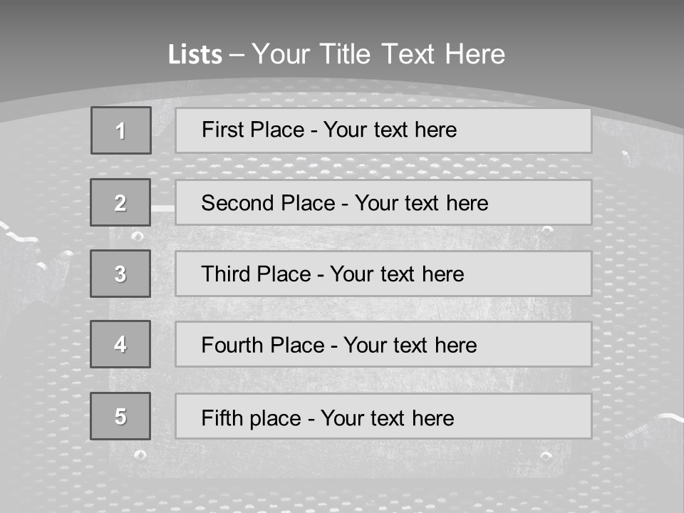 Metal Stock PowerPoint Template