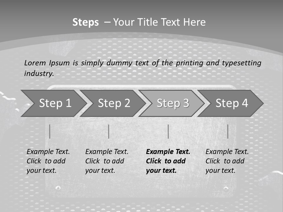 Metal Stock PowerPoint Template