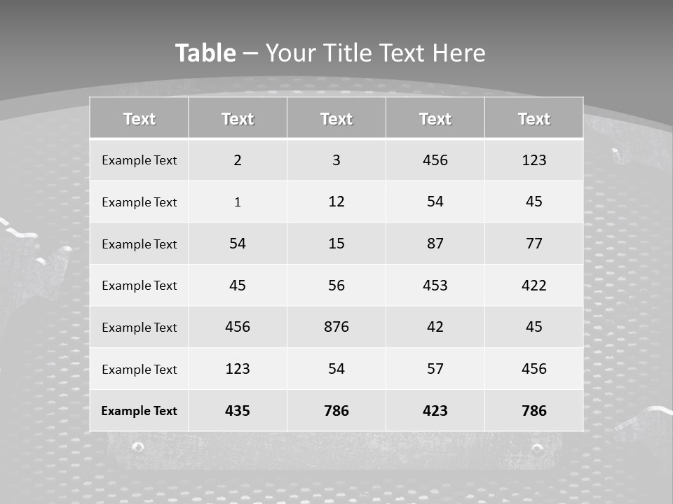 Metal Stock PowerPoint Template