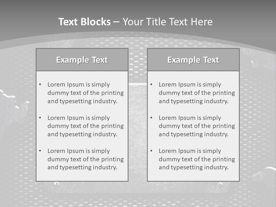 Metal Stock PowerPoint Template