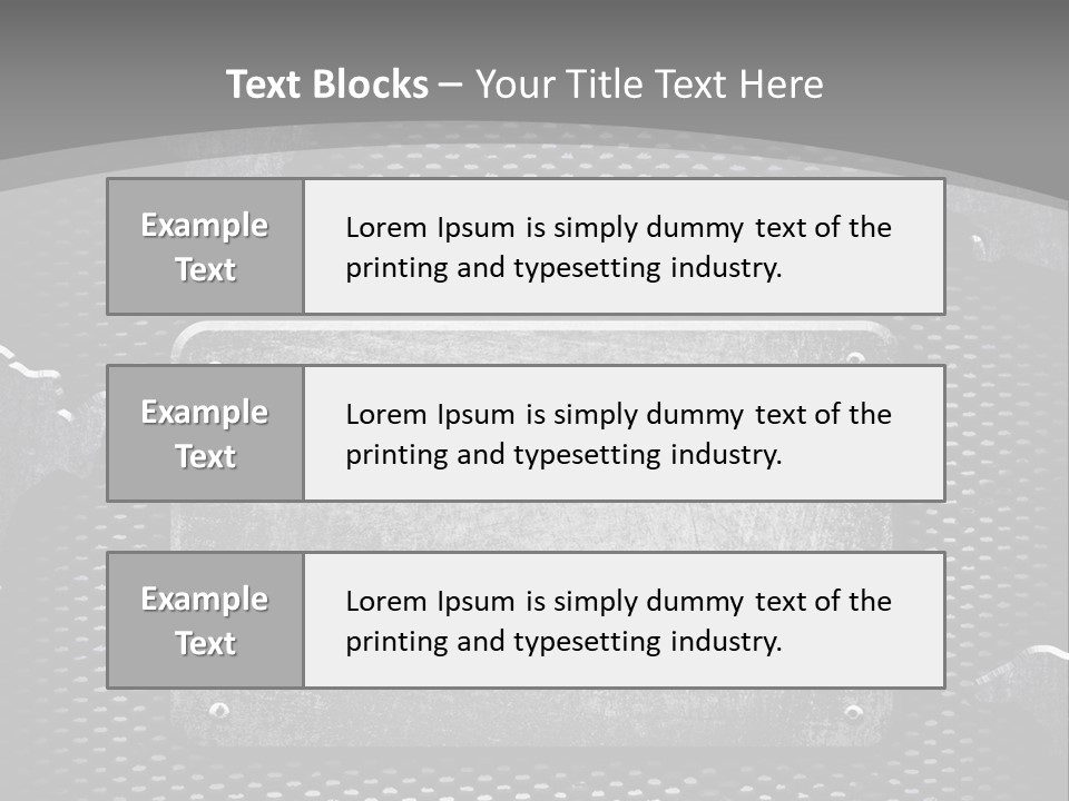 Metal Stock PowerPoint Template