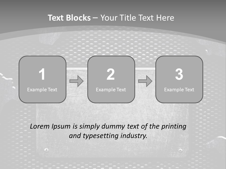 Metal Stock PowerPoint Template