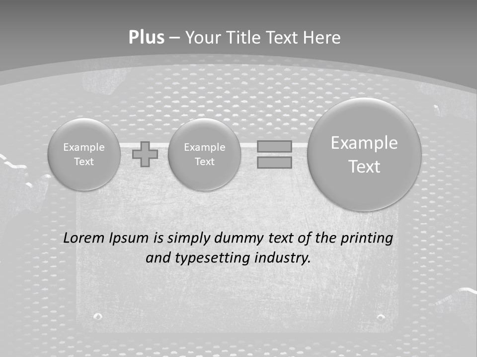 Metal Stock PowerPoint Template