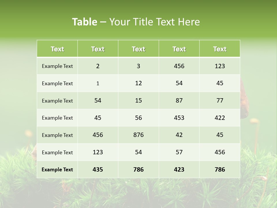 Mushroom PowerPoint Template
