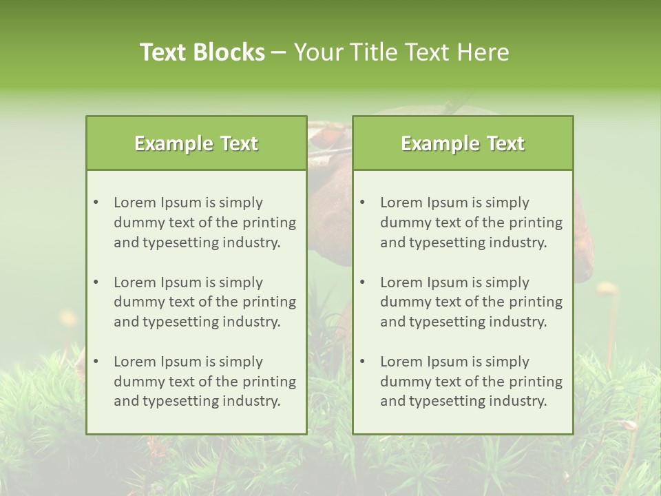 Mushroom PowerPoint Template