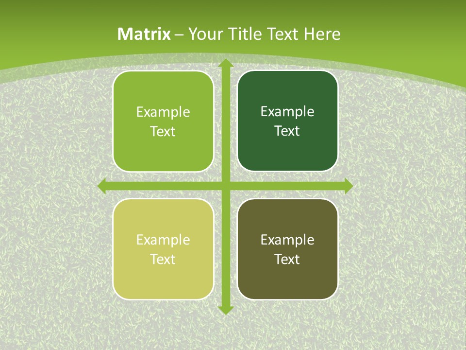 Grass Texture PowerPoint Template
