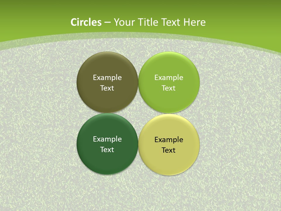 Grass Texture PowerPoint Template