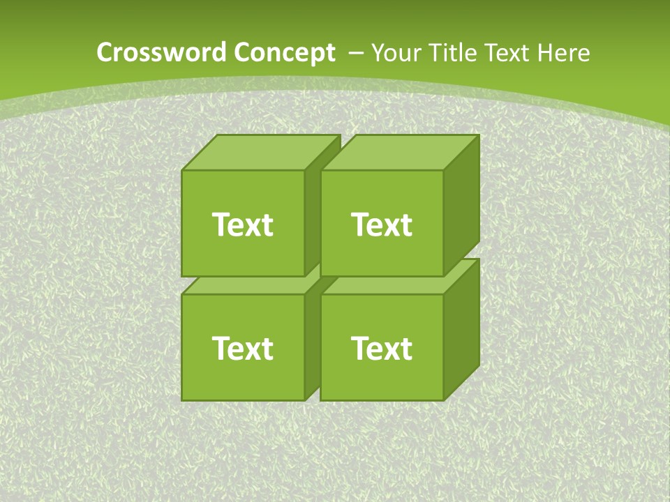 Grass Texture PowerPoint Template