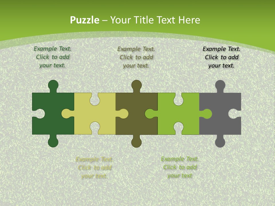 Grass Texture PowerPoint Template