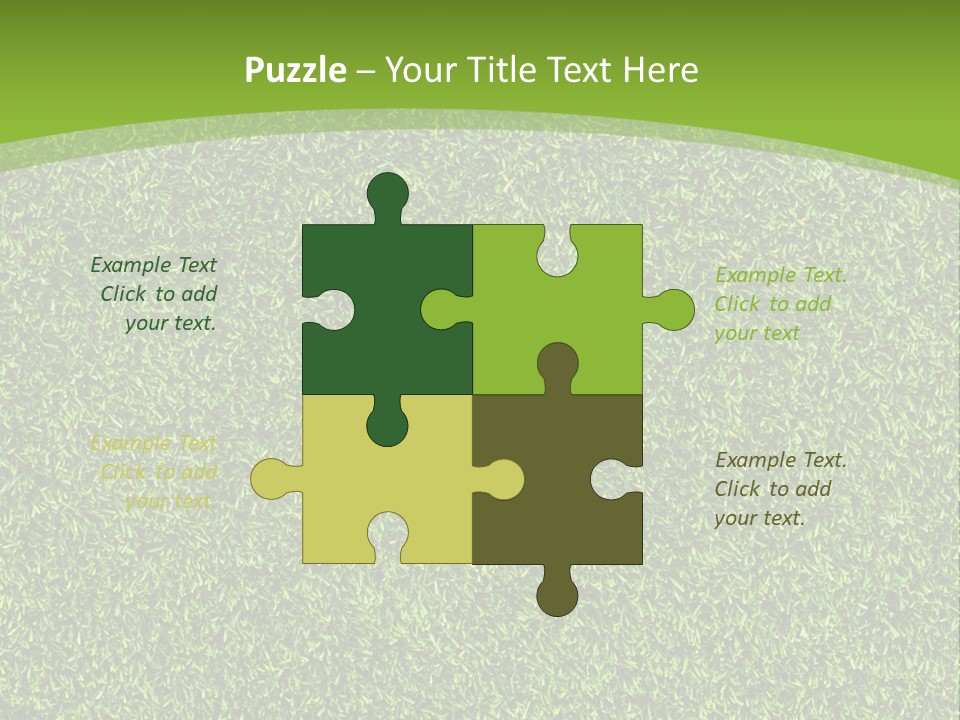 Grass Texture PowerPoint Template