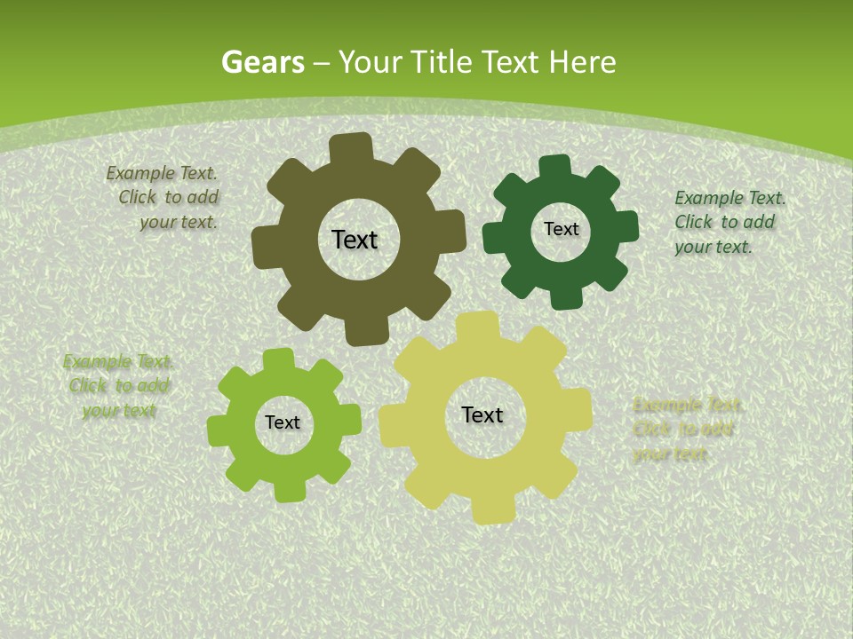 Grass Texture PowerPoint Template